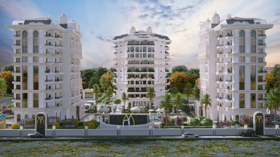 Новый проект жилого комплекса в районе Авсаллар с инфраструктуррой 5* отеля фото 2