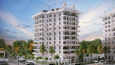 Новый проект жилого комплекса в районе Авсаллар с инфраструктуррой 5* отеля фото 3