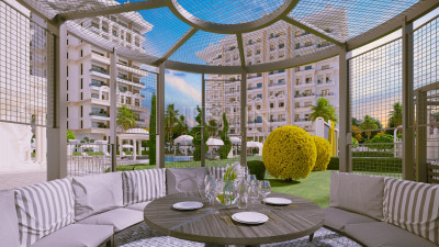 Новый проект жилого комплекса в районе Авсаллар с инфраструктуррой 5* отеля фото 7