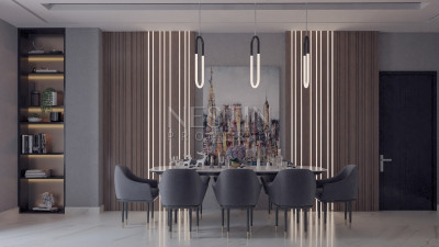 Вилла 5+1 на стадии строительства в районе Джикджилли с шикарным панорамным видом фото 6