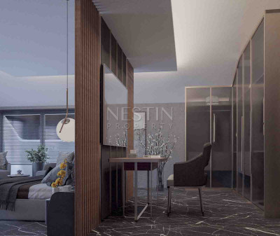 Вилла 5+1 на стадии строительства в районе Джикджилли с шикарным панорамным видом фото 13