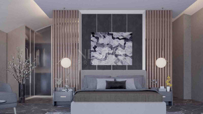 Вилла 5+1 на стадии строительства в районе Джикджилли с шикарным панорамным видом фото 16