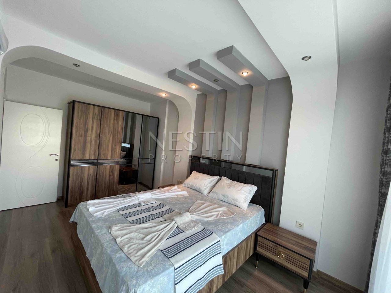 Квартира 1+1 в районе Кестель с видом на море и горы фото 25