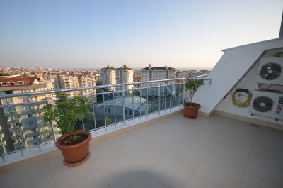 Пентхаус 3+1 в районе Джикджилли с видом на море, горы и крепость Алании фото 45