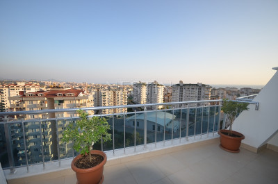 Пентхаус 3+1 в районе Джикджилли с видом на море, горы и крепость Алании фото 47