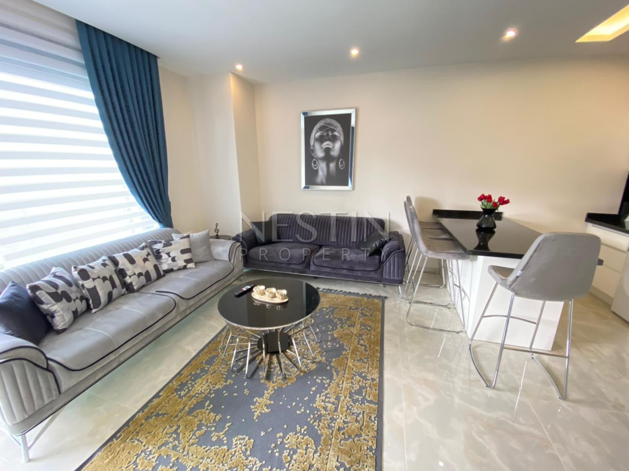 Квартира 1+1 на аренду в районе Каргыджак на первой линии с видом на море фото 8