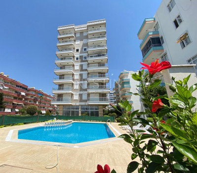 Уютная квартира 2+1 в районе Махмутлар с видом на море фото 1