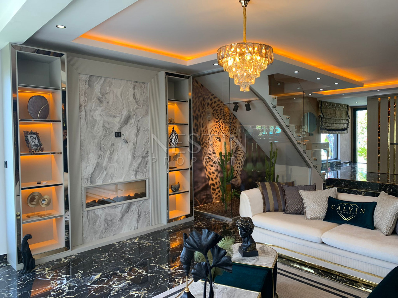 Шикарная Вилла 3+1 в районе Конаклы на берегу моря фото 11