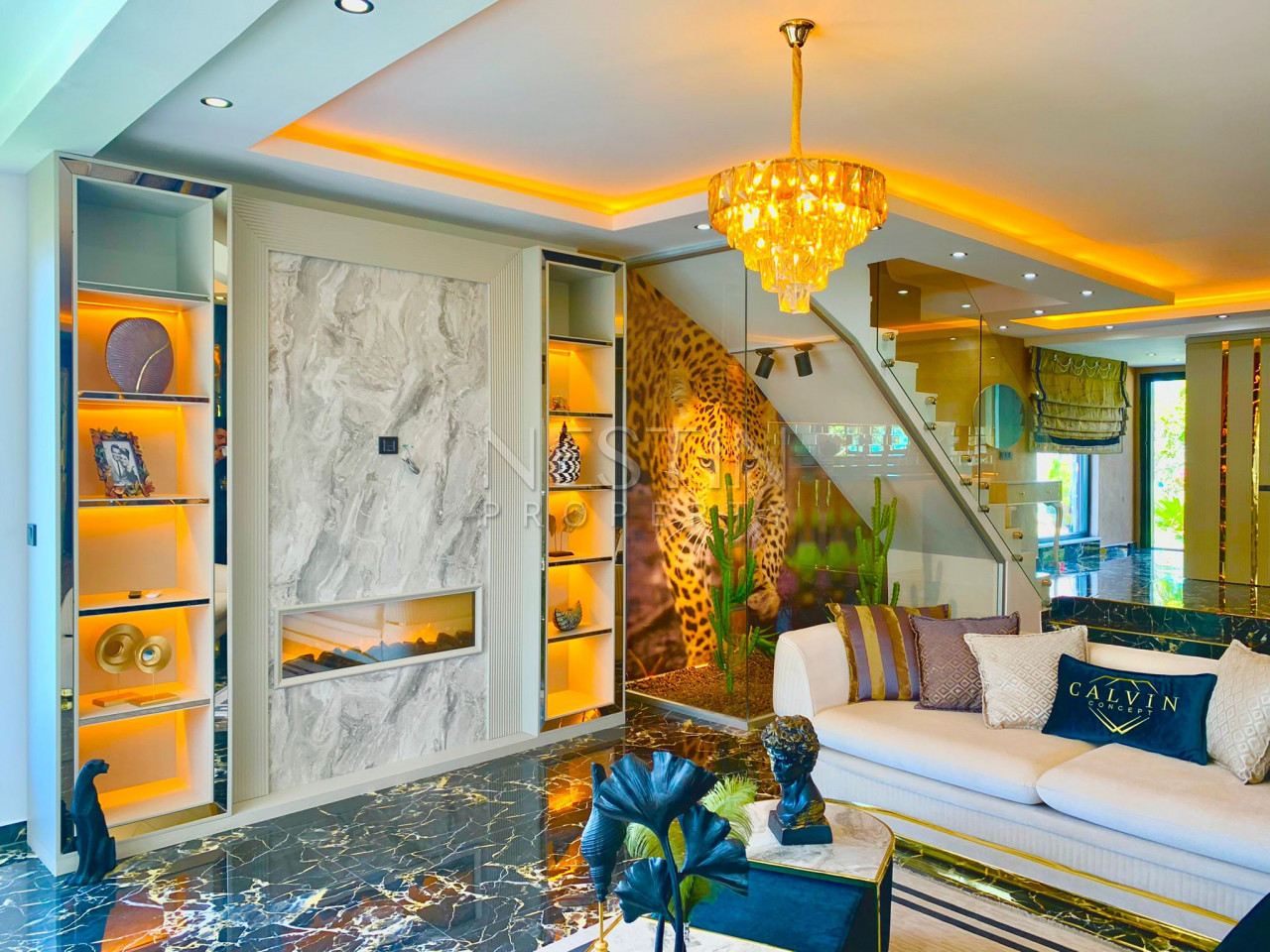 Шикарная Вилла 3+1 в районе Конаклы на берегу моря фото 13