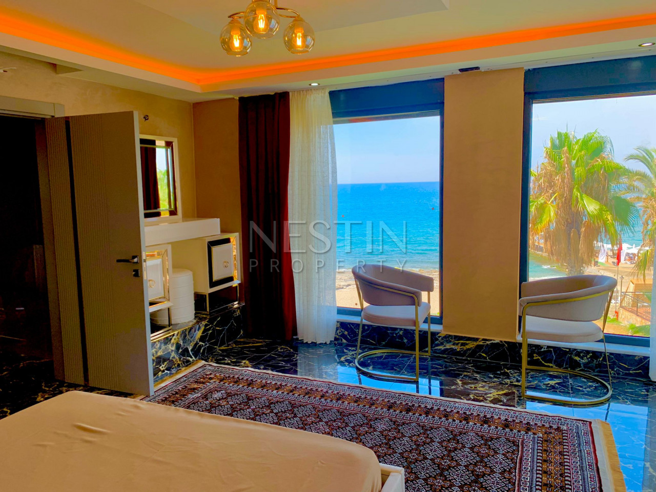 Шикарная Вилла 3+1 в районе Конаклы на берегу моря фото 19