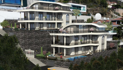 Виллы планировкой 5+1 на стадии строительства в районе Бекташ фото 1