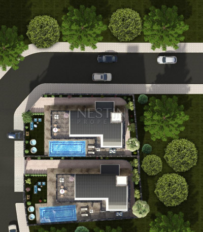 Виллы планировкой 5+1 на стадии строительства в районе Бекташ фото 4