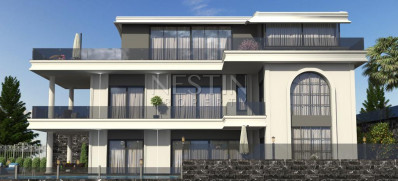 Виллы планировкой 5+1 на стадии строительства в районе Бекташ фото 5