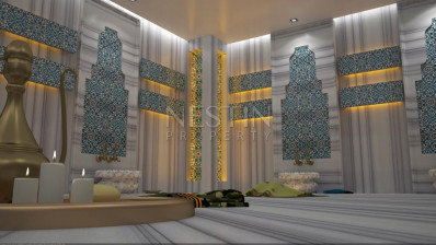 Виллы планировкой 5+1 на стадии строительства в районе Бекташ фото 15