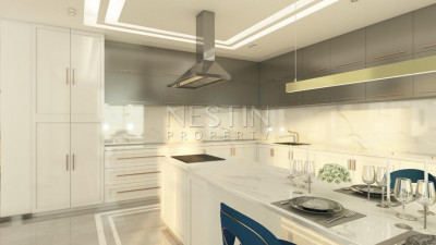 Виллы планировкой 5+1 на стадии строительства в районе Бекташ фото 20