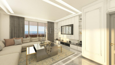 Виллы планировкой 5+1 на стадии строительства в районе Бекташ фото 21