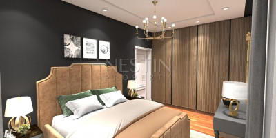 Виллы планировкой 5+1 на стадии строительства в районе Бекташ фото 27