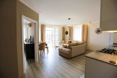 Уютная, светлая квартира 1+1 в центре города Аланья с видом на море и крепость фото 4