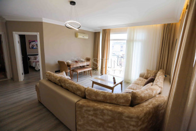 Уютная, светлая квартира 1+1 в центре города Аланья с видом на море и крепость фото 6