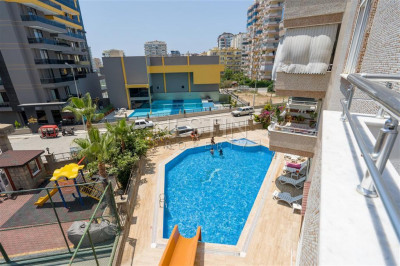 Уютная квартира 2+1 в районе Мамхутлар с видом на горы фото 3