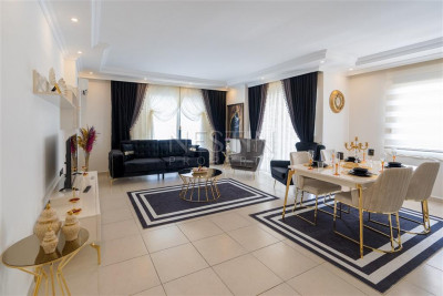 Уютная квартира 2+1 в районе Мамхутлар с видом на горы фото 7