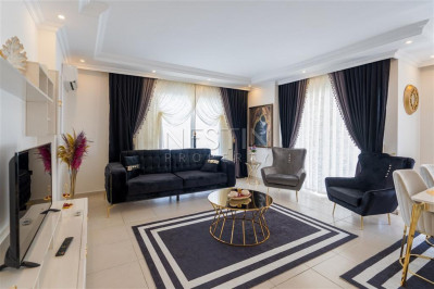 Уютная квартира 2+1 в районе Мамхутлар с видом на горы фото 8