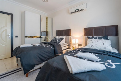 Уютная квартира 2+1 в районе Мамхутлар с видом на горы фото 13