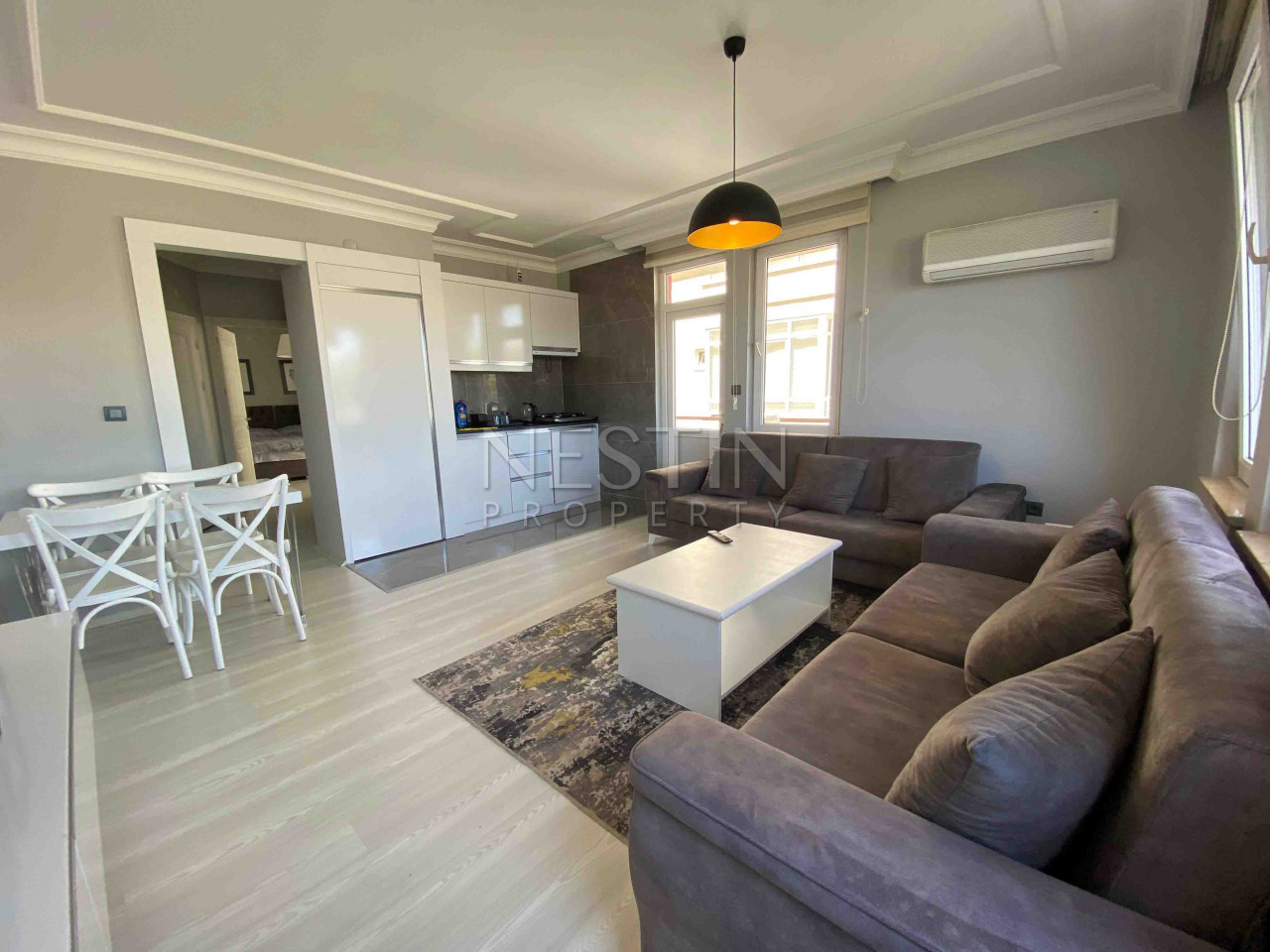 Уютная, просторная квартира 1+1 в центре города Аланья фото 7