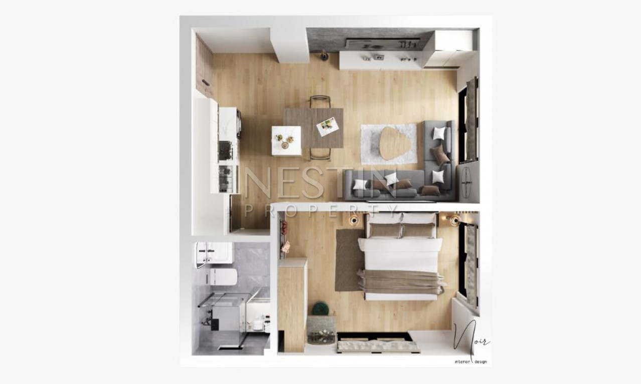 Новая и уютная квартира 1+1 в районе Муратпаша фото 11