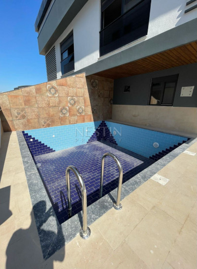 Стильная вилла 6+1 у моря в районе Кунду фото 4