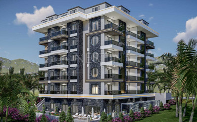 Проект нового жилого Бутик комплекса в Махмутларе в 850 м от моря фото 1