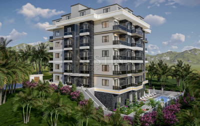 Проект нового жилого Бутик комплекса в Махмутларе в 850 м от моря фото 4