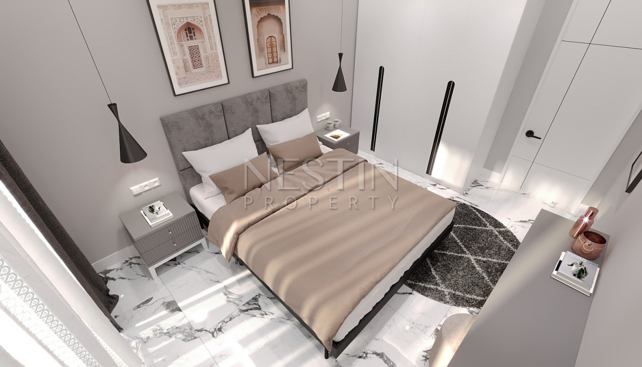 Проект нового жилого Бутик комплекса в Махмутларе в 850 м от моря фото 11