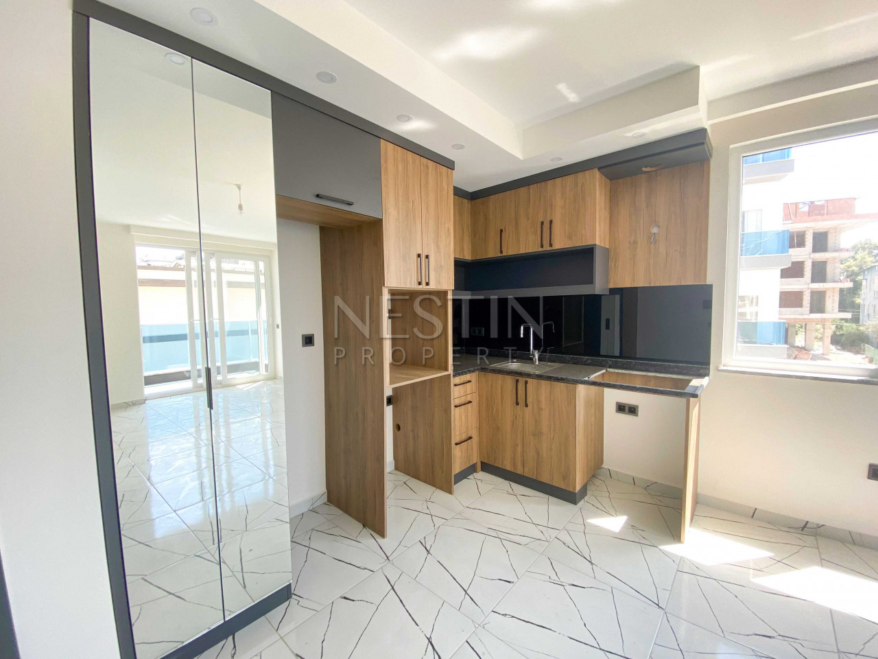 Квартира 1+1 в новом жилой комплексе в районе Оба фото 8