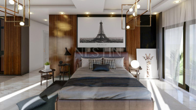 Жилой комплекс на стадии строительства с квартирами с видом на море и горы, в районе Махмутлар фото 17