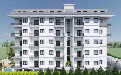 Новый жилой комплекс на стадии строительства в районе Махмутлар в 700 м от моря фото 3