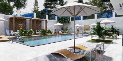 Новый жилой комплекс на стадии строительства в районе Махмутлар в 700 м от моря фото 7