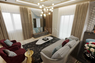 Новый жилой комплекс на стадии строительства в районе Махмутлар в 700 м от моря фото 16