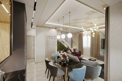 Новый жилой комплекс на стадии строительства в районе Махмутлар в 700 м от моря фото 19