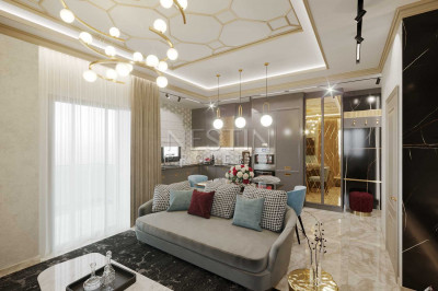 Новый жилой комплекс на стадии строительства в районе Махмутлар в 700 м от моря фото 20