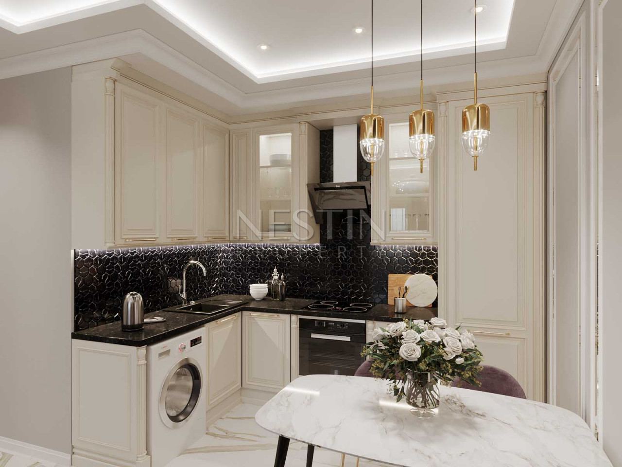 Новый жилой комплекс на стадии строительства в районе Махмутлар в 700 м от моря фото 24