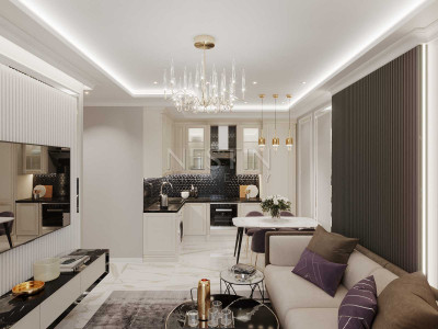 Новый жилой комплекс на стадии строительства в районе Махмутлар в 700 м от моря фото 26