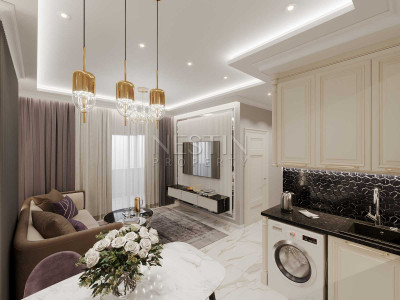 Новый жилой комплекс на стадии строительства в районе Махмутлар в 700 м от моря фото 28