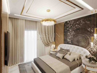 Новый жилой комплекс на стадии строительства в районе Махмутлар в 700 м от моря фото 39