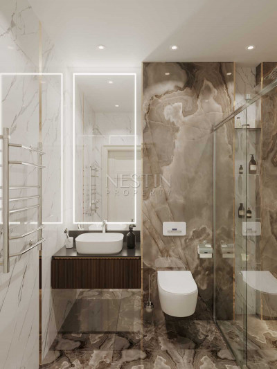 Новый жилой комплекс на стадии строительства в районе Махмутлар в 700 м от моря фото 41