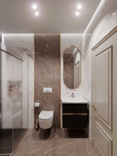 Новый жилой комплекс на стадии строительства в районе Махмутлар в 700 м от моря фото 45