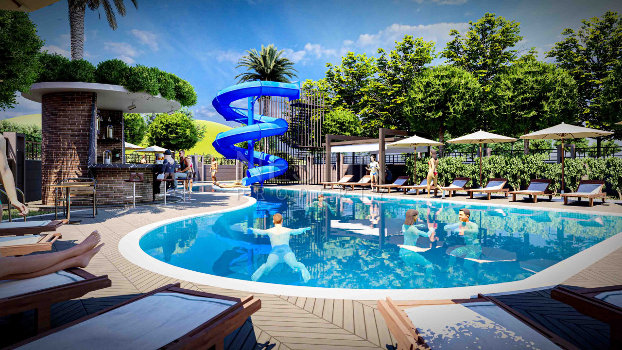 Проект на стадии строительства в районе Махмутлар в 550 м от моря фото 15