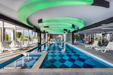 Стильная квартира 1+1 в шикарном комплексе в районе Каргыджак фото 2