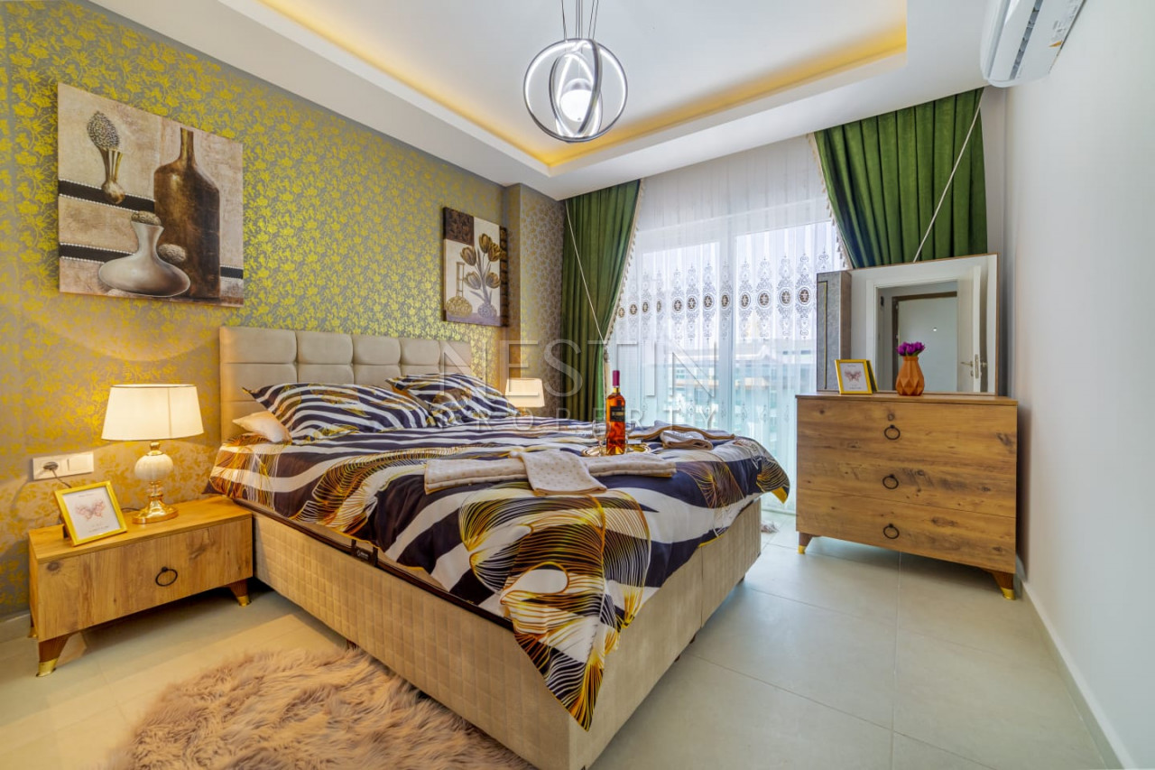 Квартира 1+1 в элитном комплексе вблизи моря в районе Каргыджак фото 13