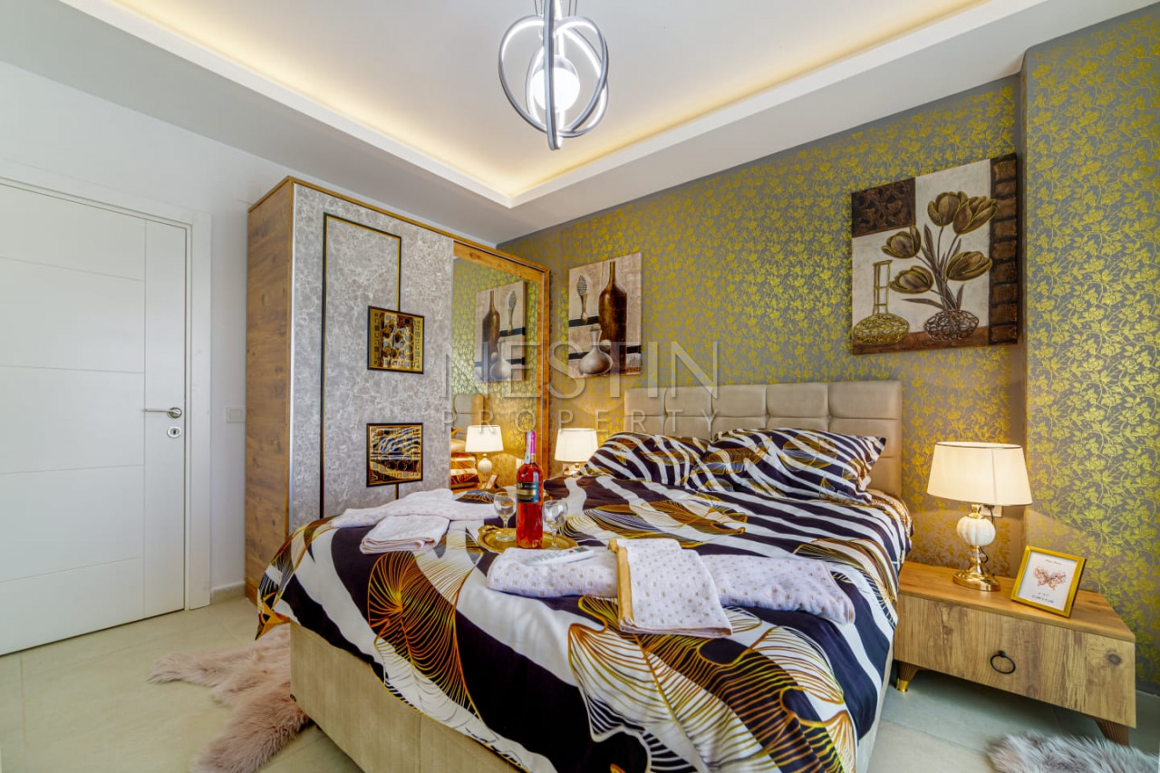 Квартира 1+1 в элитном комплексе вблизи моря в районе Каргыджак фото 14